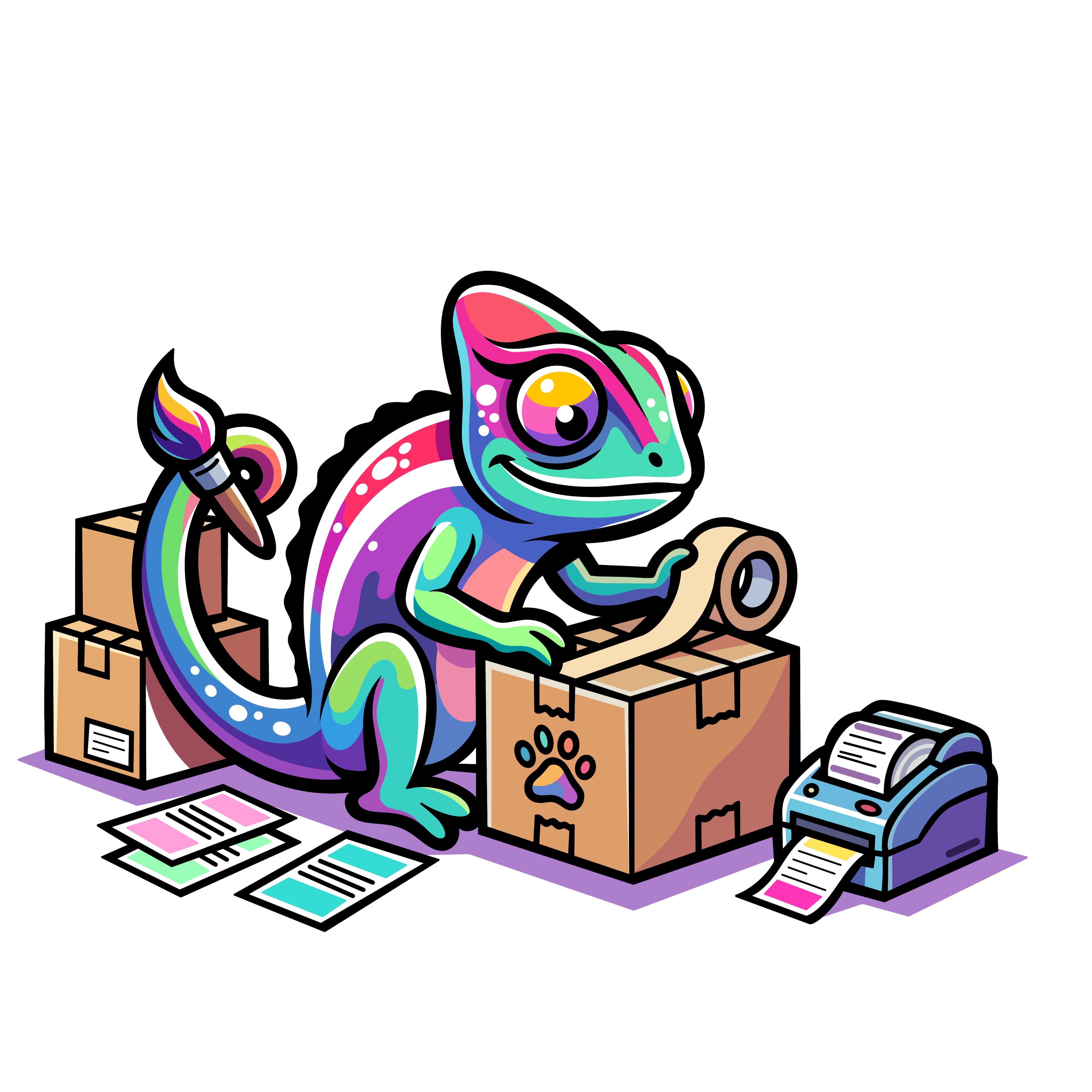 Chameleon balí transfery